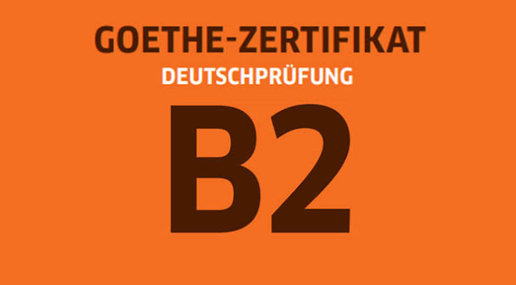 Goethe-Institut German B2 certificate